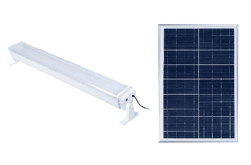 Solar LED Batten Light PLS-BAT-40W-6K - Plusrite