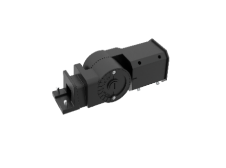 Black AL-SF-V2 slip fitter mount for Plusrite slim LED area lights