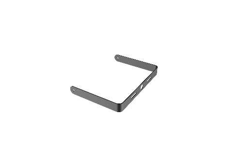 Black AL-YK-V2 yoke mounting bracket for Plusrite slim LED area lights